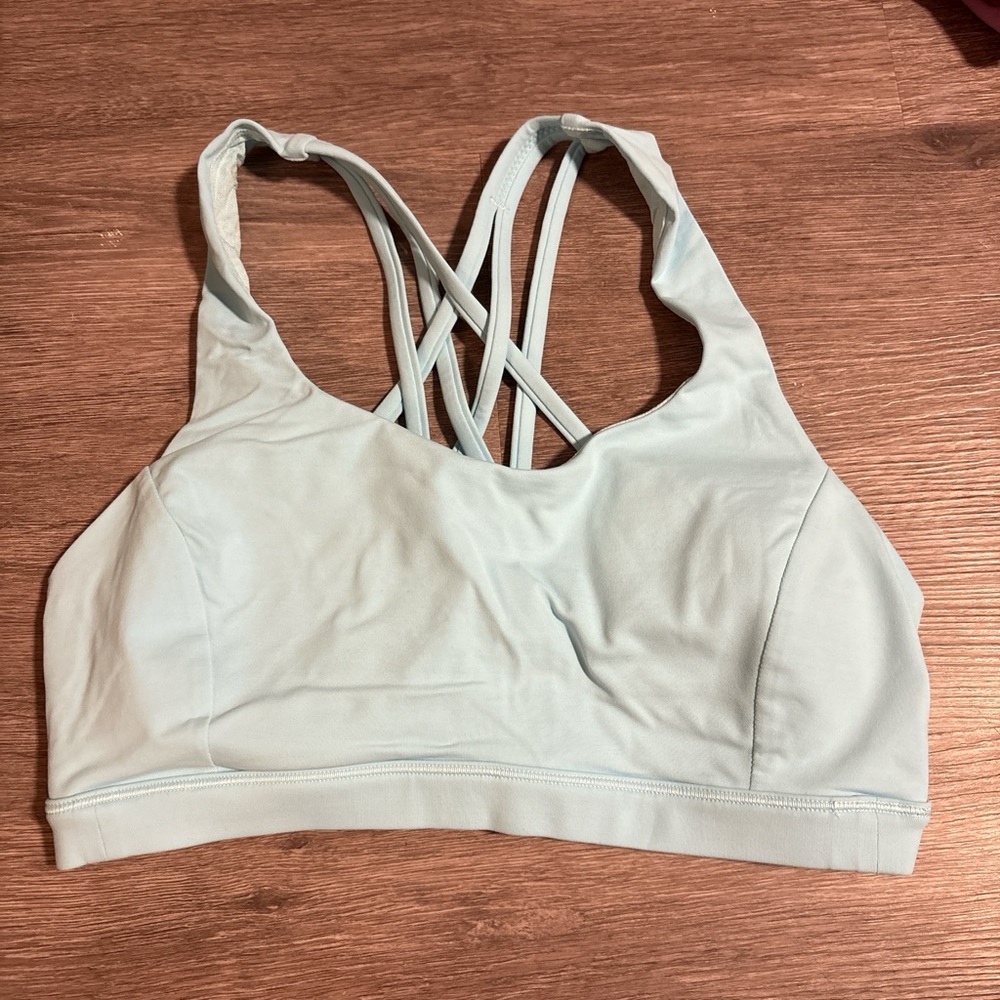 Light Blue Lululemon Sports Bra